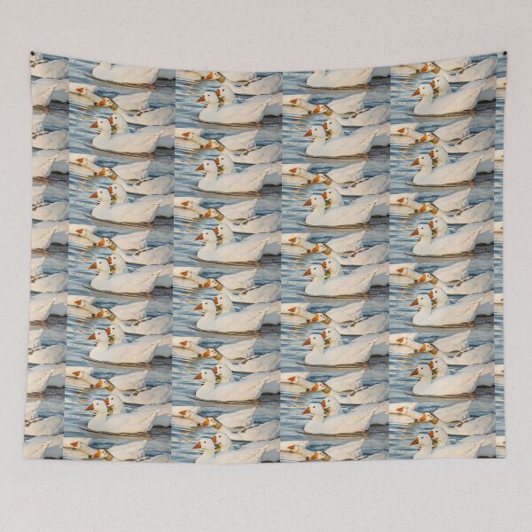 Item preview, White ducks designed and sold by Dimo Petrov.