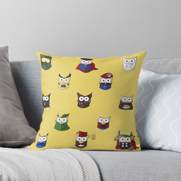 Item preview, Nerd Boy (Owls) - Yellow designed and sold by Danielle Keltner.