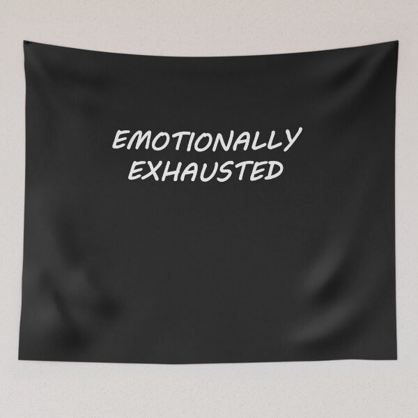 Item preview, Emotionally Exhausted Essential T-shirt. designed and sold by hichamchim.