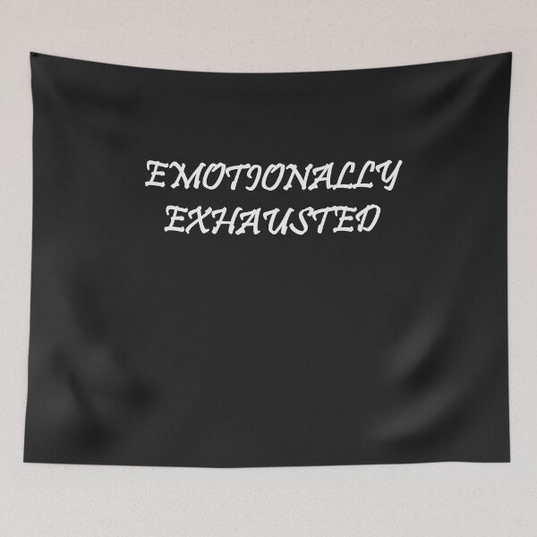 Item preview, Emotionally Exhausted Essential T-shirt. designed and sold by hichamchim.