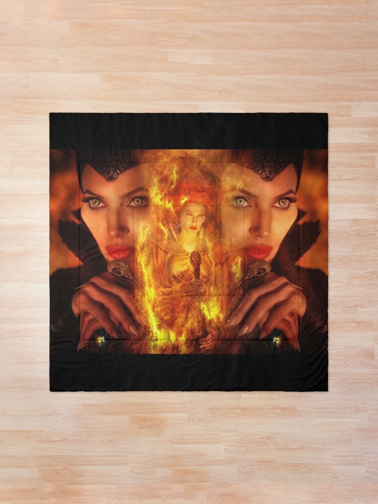 Alternate view of Maleficent Villain Design Comforter