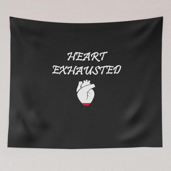 Item preview, Camiseta Heart Exhausted Essential. designed and sold by hichamchim.