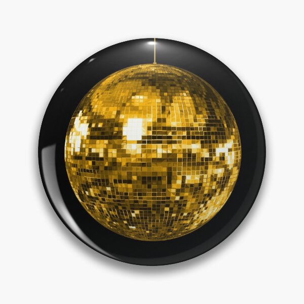 Large Round Disco Ball - Gold