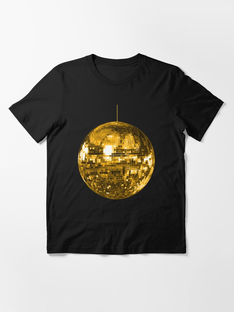 Gold Yellow Disco Ball  Essential T-Shirt for Sale by Deborah Camp