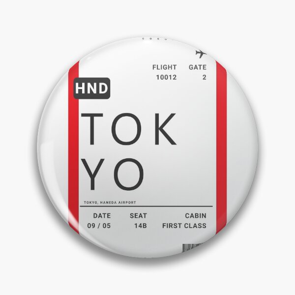 Artikelvorschau, Bordkarte für Tokio entworfen und verkauft von ind3finite.