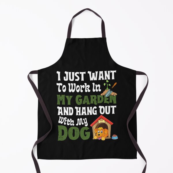 Item preview, I Just Want To Work In My Garden And Hang Out With My Dogs, Gardener Gift designed and sold by BlackAble.