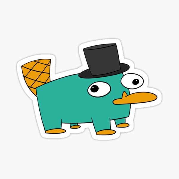 "Perry The Platypus" Sticker For Sale By CheeseArt | Redbubble