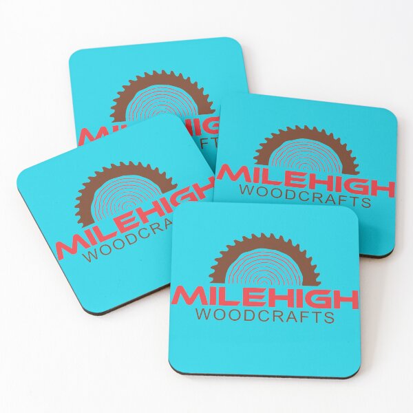 Item preview, MileHigh Woodcrafts logo designed and sold by Goodvibesvan.