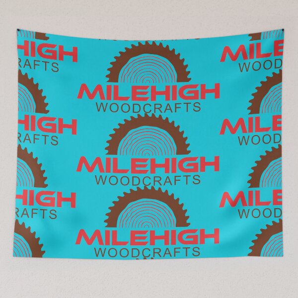 Item preview, MileHigh Woodcrafts logo designed and sold by Goodvibesvan.