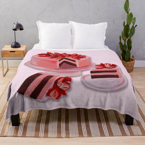 Item preview, Strawberry Chocolate Cake Dessert Sweets Art Servings designed and sold by AmandaAngela.