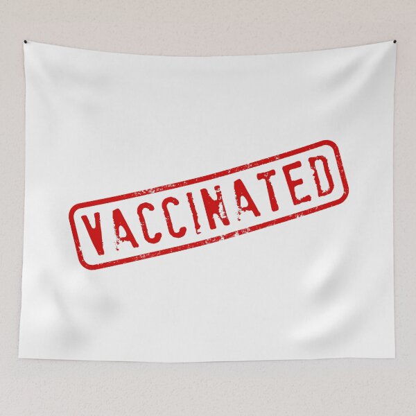 Item preview, Vaccinated Rubber Stamp designed and sold by PrairieGrouse.