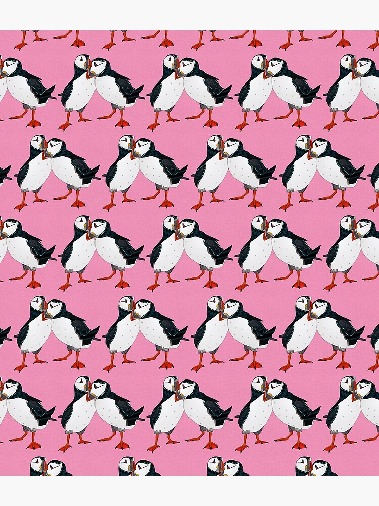 puffin pair pink by scrummy