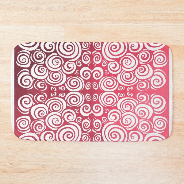 Item preview, Salmon Ombré Doodle Spirals designed and sold by ArtishbyLisa.
