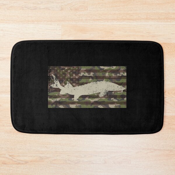 Item preview, Patriotic Camo US Flag Sturgeon Fishing design designed and sold by jakehughes2015.