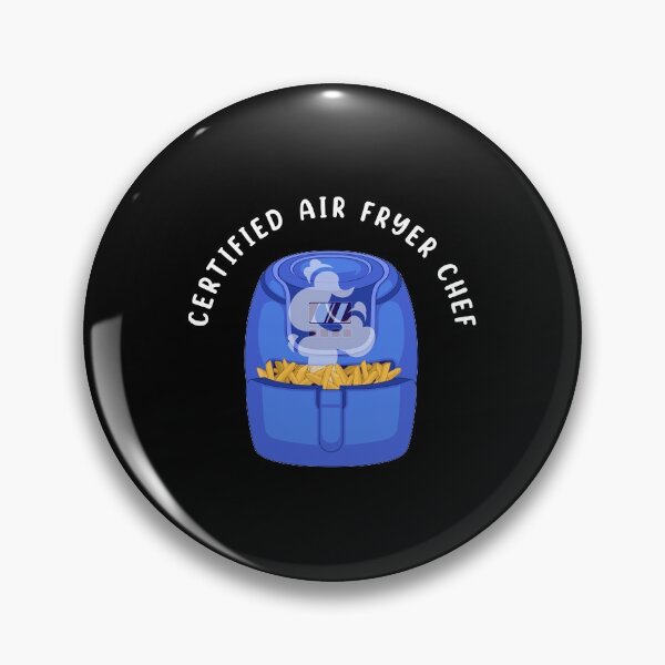 Item preview, Cooking Foodie Certified Air Fryer Chef print designed and sold by jakehughes2015.