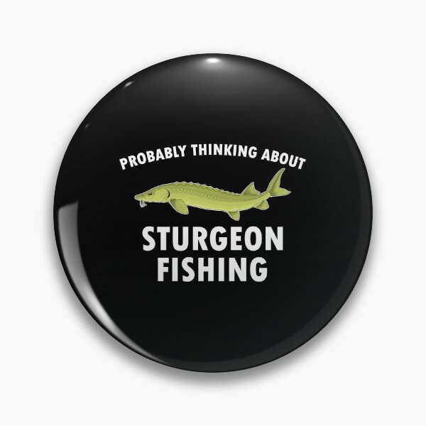 Item preview, Funny Fisherman Thinking About Sturgeon Fishing product designed and sold by jakehughes2015.