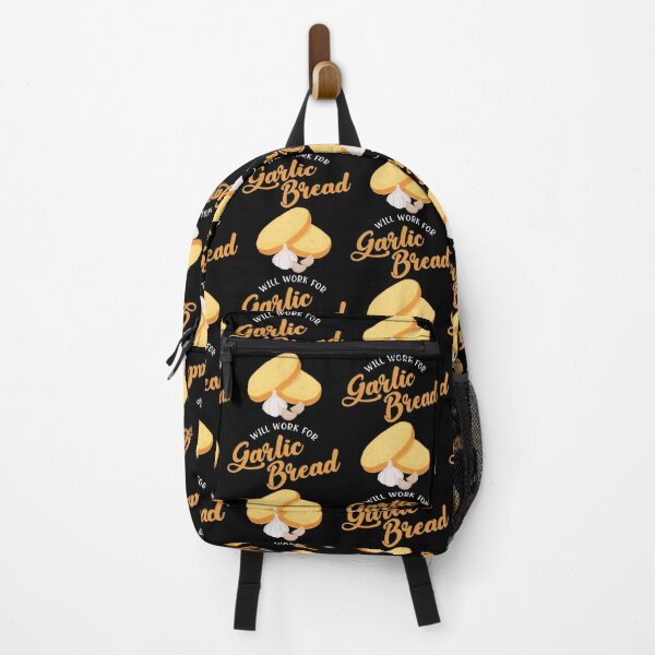 Item preview, Funny Will Work For Garlic Bread print designed and sold by jakehughes2015.
