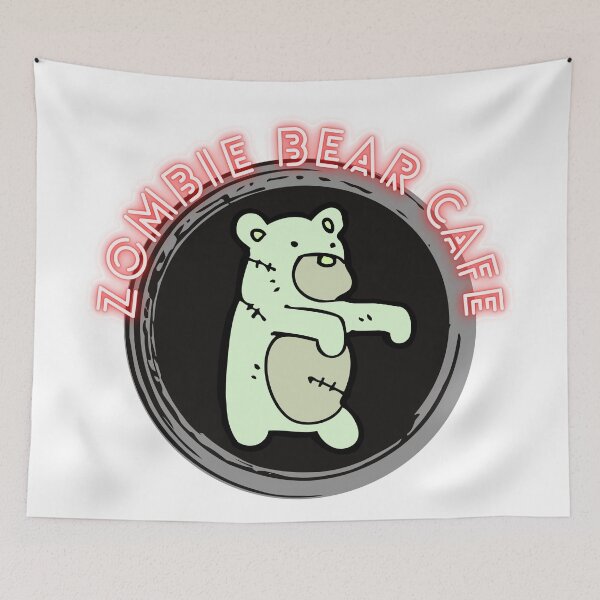Item preview, Zombie bear cafe designed and sold by heatedstitches.