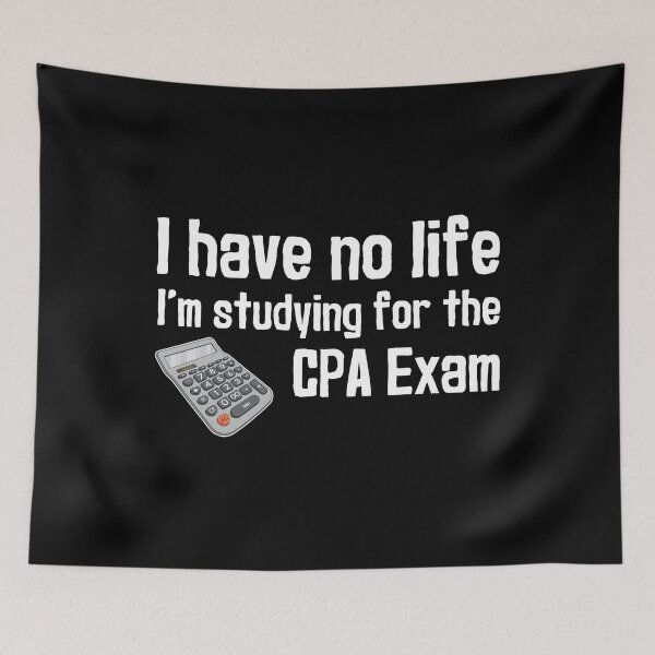 Item preview, No Life Accounting Graduation Joke CPA Exam Prep graphic designed and sold by jakehughes2015.