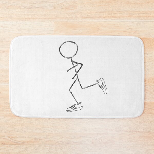 Item preview, Stick figure shoes running designed and sold by NickisDesign.