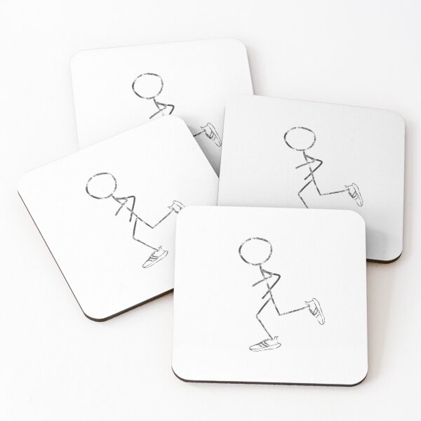 Item preview, Stick figure shoes running designed and sold by NickisDesign.