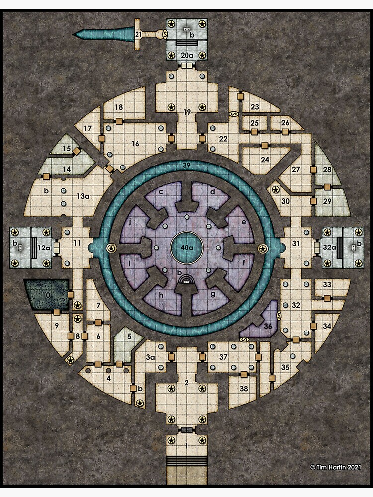 Orb Dungeon Map by Paratime-Design