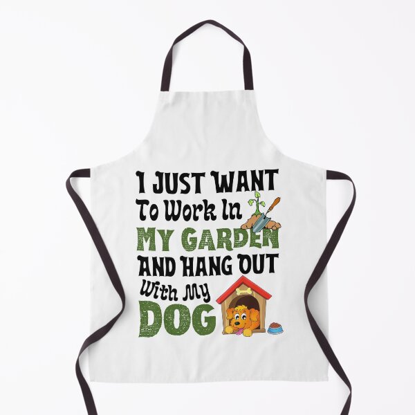 Item preview, I Just Want To Work In My Garden And Hang Out With My Dogs, Gardener Gift designed and sold by BlackAble.