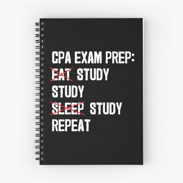 Aperçu de l'œuvre Étudier Répéter Futur Comptable Humour Examen CPA imprimer créée et vendue par jakehughes2015.