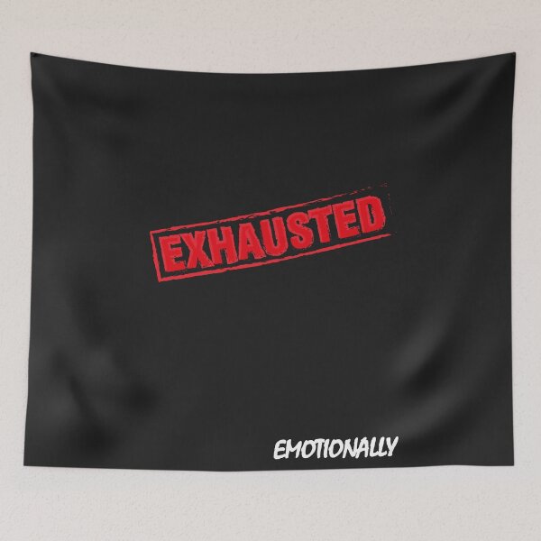 Item preview, Camiseta esencial emocionalmente agotada. designed and sold by hichamchim.