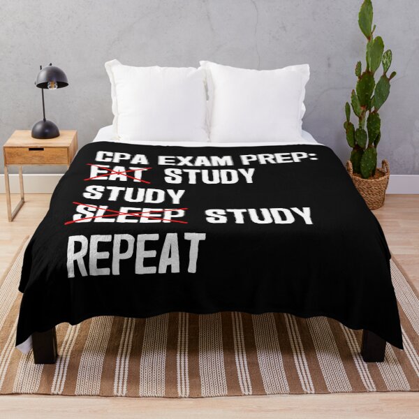 Item preview, Study Repeat Future Accountant Humor CPA Exam print designed and sold by jakehughes2015.