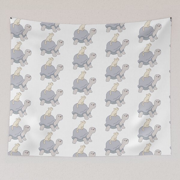 Item preview, Cat on Tortoise designed and sold by line-on-line.