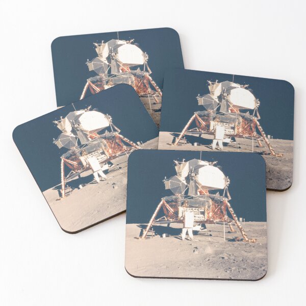Item preview, Buzz Aldrin with Apollo 11 Lunar Module on the Moon in 1969 designed and sold by MagicStrawberry.