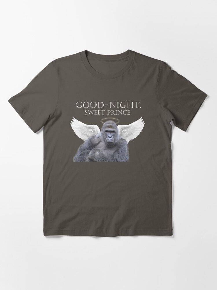 Thumbnail 3 of 7, Essential T-Shirt, Good-Night, Sweet Harambe designed and sold by BasedReeses.