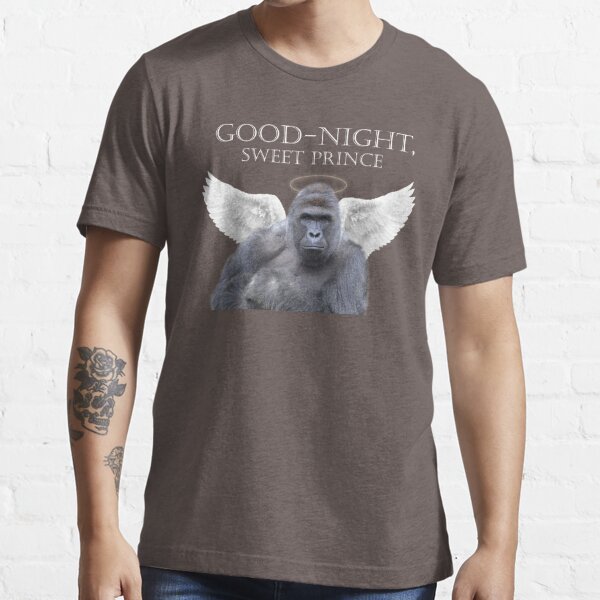 Harambe Gorilla Good Night Sweet Prince Shirt t-shirt by To-Tee