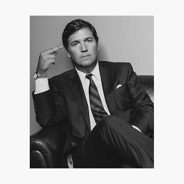 Artikel-Vorschau von Tucker Carlson Mittelfinger, designt und verkauft von thewhosane.