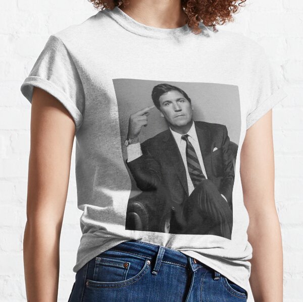 Tucker Carlson Middle Finger Classic T-Shirt