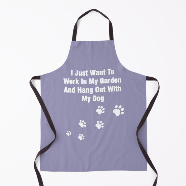 Item preview, I Just Want To Work In My Garden And Hang Out With My Dog Essential Funny T-shirt. designed and sold by hichamchim.