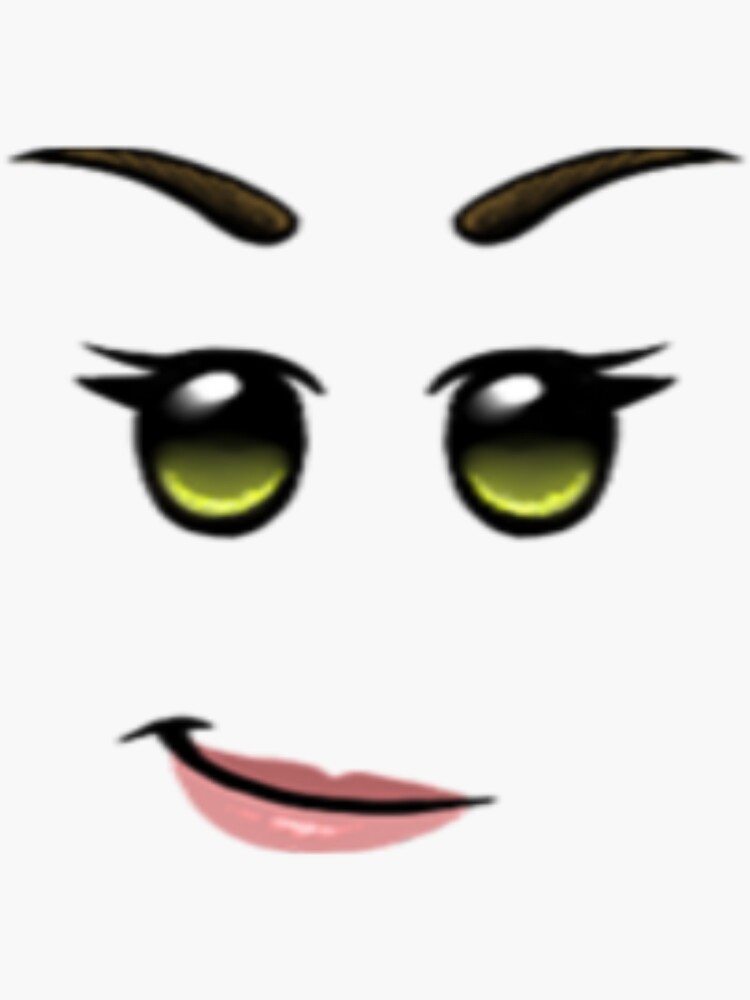 woman face roblox(2) | Sticker