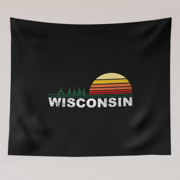 Item preview, Wisconsin Outdoors Retro designed and sold by MinnesotApparel.