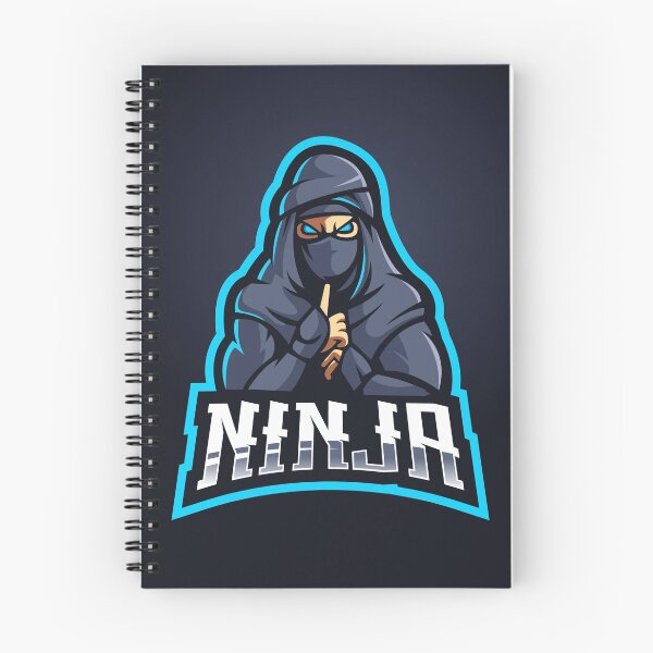 Item preview, Circular Gradient Blue Ninja Logo designed and sold by Peekonet.