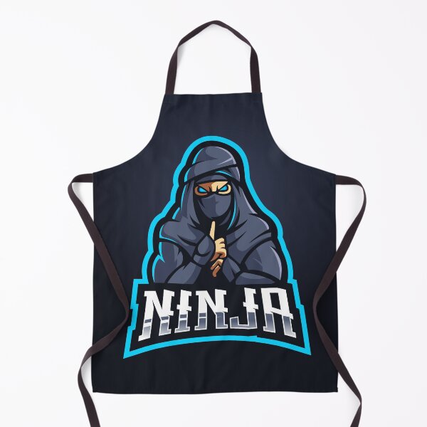 Item preview, Circular Gradient Blue Ninja Logo designed and sold by Peekonet.