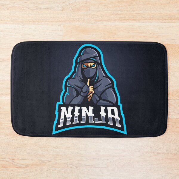 Item preview, Circular Gradient Blue Ninja Logo designed and sold by Peekonet.