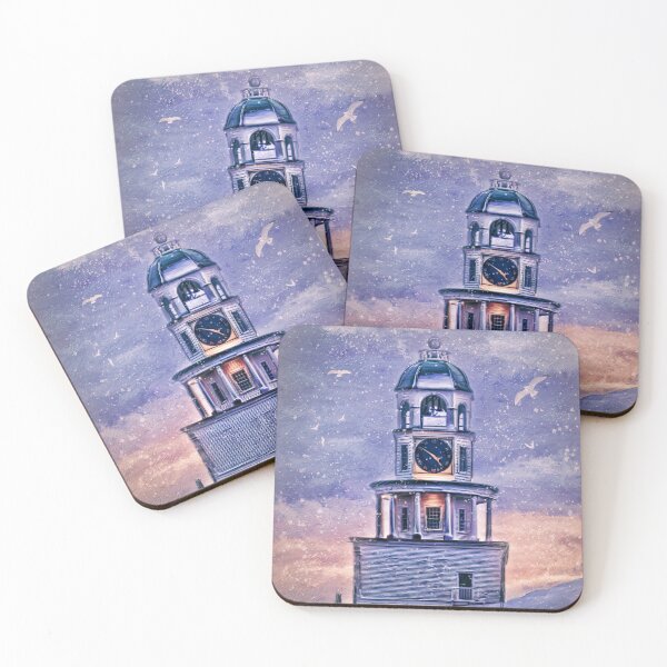Item preview, Snowy Winter's Day For Town Clock designed and sold by kenmo.