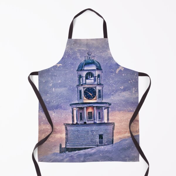 Item preview, Snowy Winter's Day For Town Clock designed and sold by kenmo.