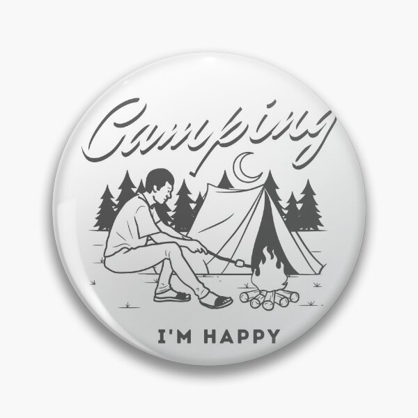 Item preview, Estoy feliz acampando designed and sold by Downneees.