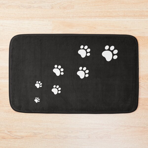 Item preview, I Just Want To Work In My Garden And Hang Out With My Dog Funny Bath Mats designed and sold by hichamchim.