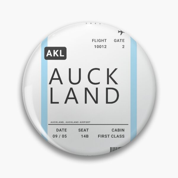 Artikelvorschau, Flugticket mit Bordkarte für Auckland entworfen und verkauft von ind3finite.
