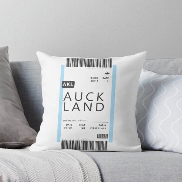 Artikelvorschau, Flugticket mit Bordkarte für Auckland entworfen und verkauft von ind3finite.