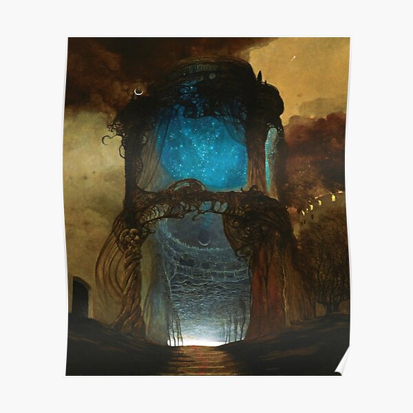 Untitled, by Zdzisław Beksiński Poster