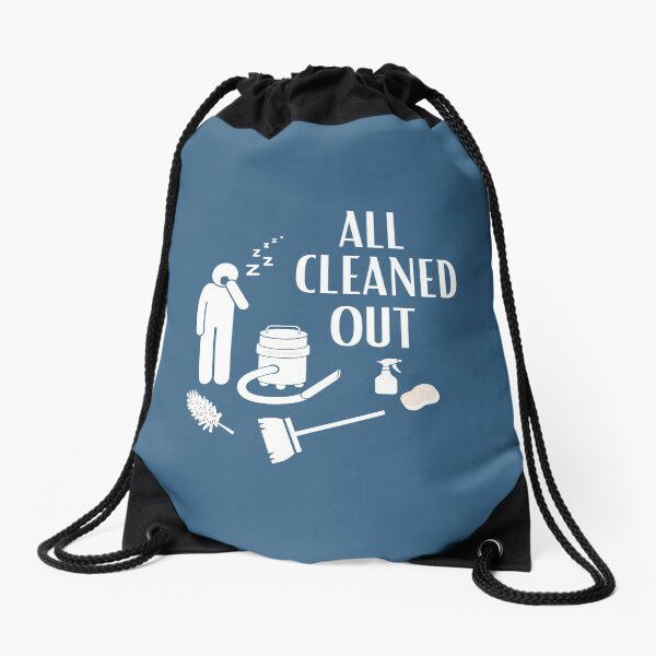 Item preview, All Cleaned Out Vacuum Broom Duster Spray Bottle Fun designed and sold by SavvyCleaner.